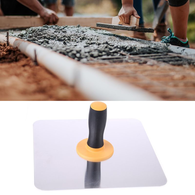 Plastering Hawk 300x300mm Aluminium Plasterers Hawk with Handle Mortar Board Holder Portable Plastering Tool