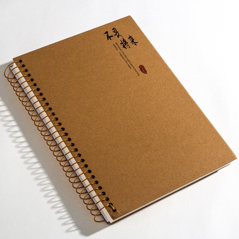 B5 Notebook Binder Sketchbook Office Supplies Lyofes Thicken Spiral Notebooks Book Diary School Stationery Work Super Thick Page: 2