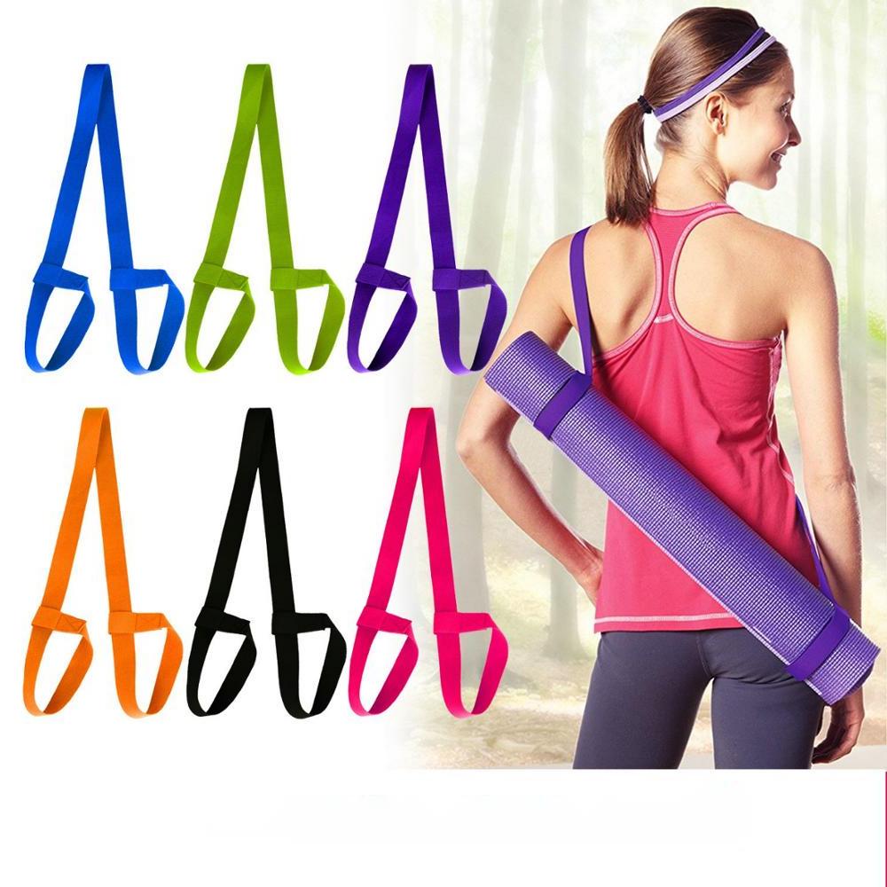 Verstelbare Yoga Mat Band Riem Multifunctionele Yoga Sport Sling Schouderriem Yoga Mat Accessoires Voor Kamer Gym Oefening fitness