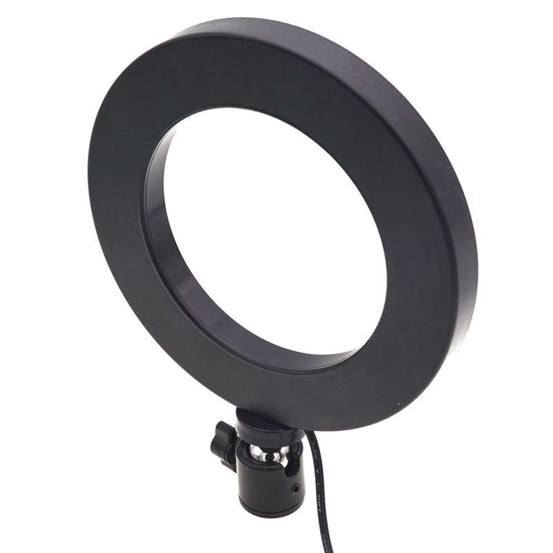 Dimmable Led Studio Camera Ring Light Photo Phone Video Light Annular Lamp Selfie Stick Ring Fill Light For Canon