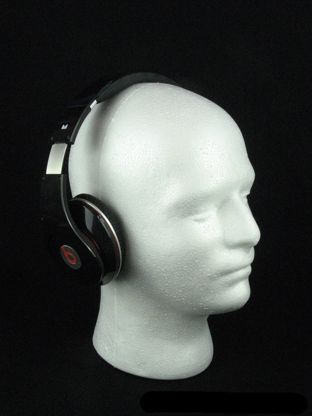 Manikin Styrofoam Mannequin Male Head Foam Model Wig Hat Glasses Display Stand