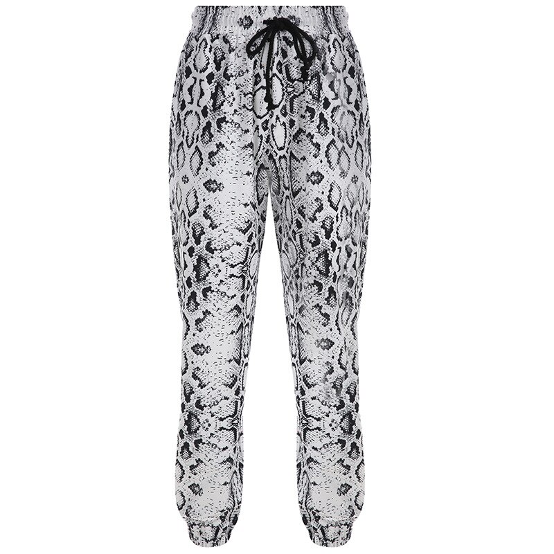 Jazz Dance Costume Female Hip Hop Clothing Street Dancing Outfit Snake Pattern Casual Pants Suit Stage Wear DNV13265: Pants / L