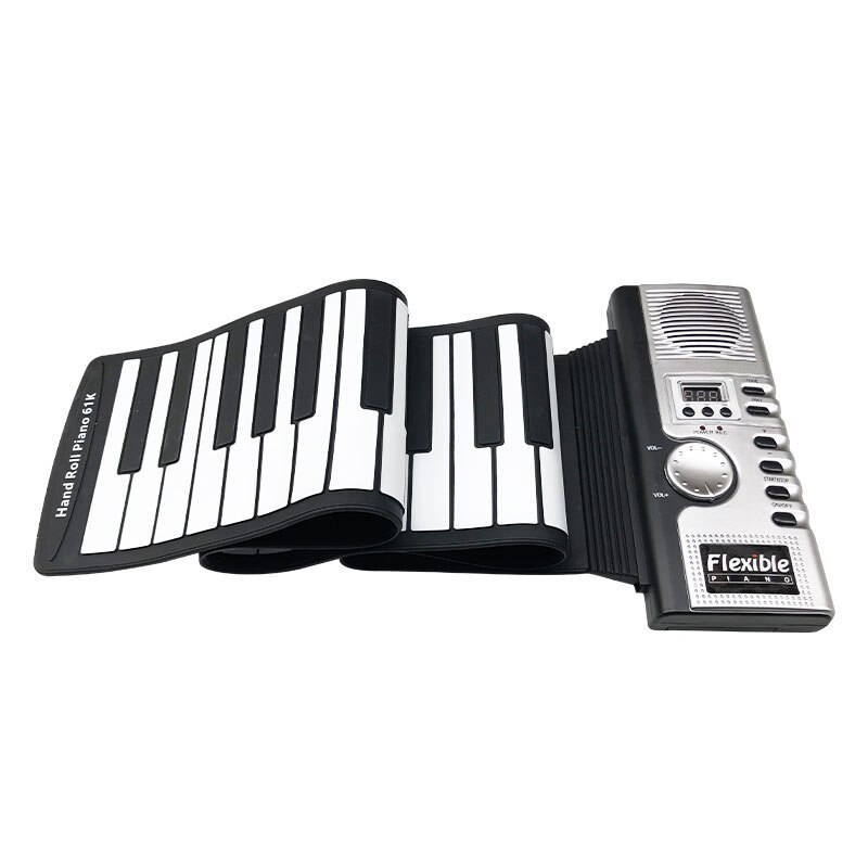 61 key hand roll piano soft keyboard piano portable piano kids keyboard musical instrument muisc keyboard