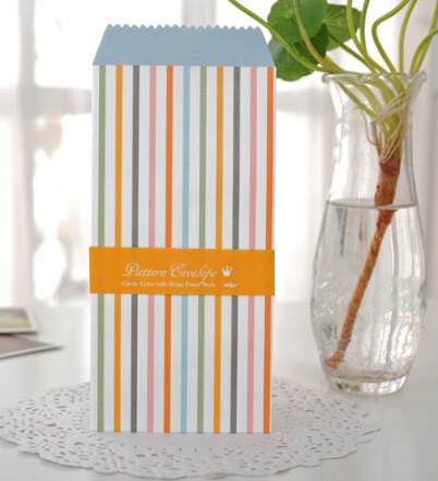 Colorful Envelope Small Craft Envelopes For Letter Invitations 5pcs/set