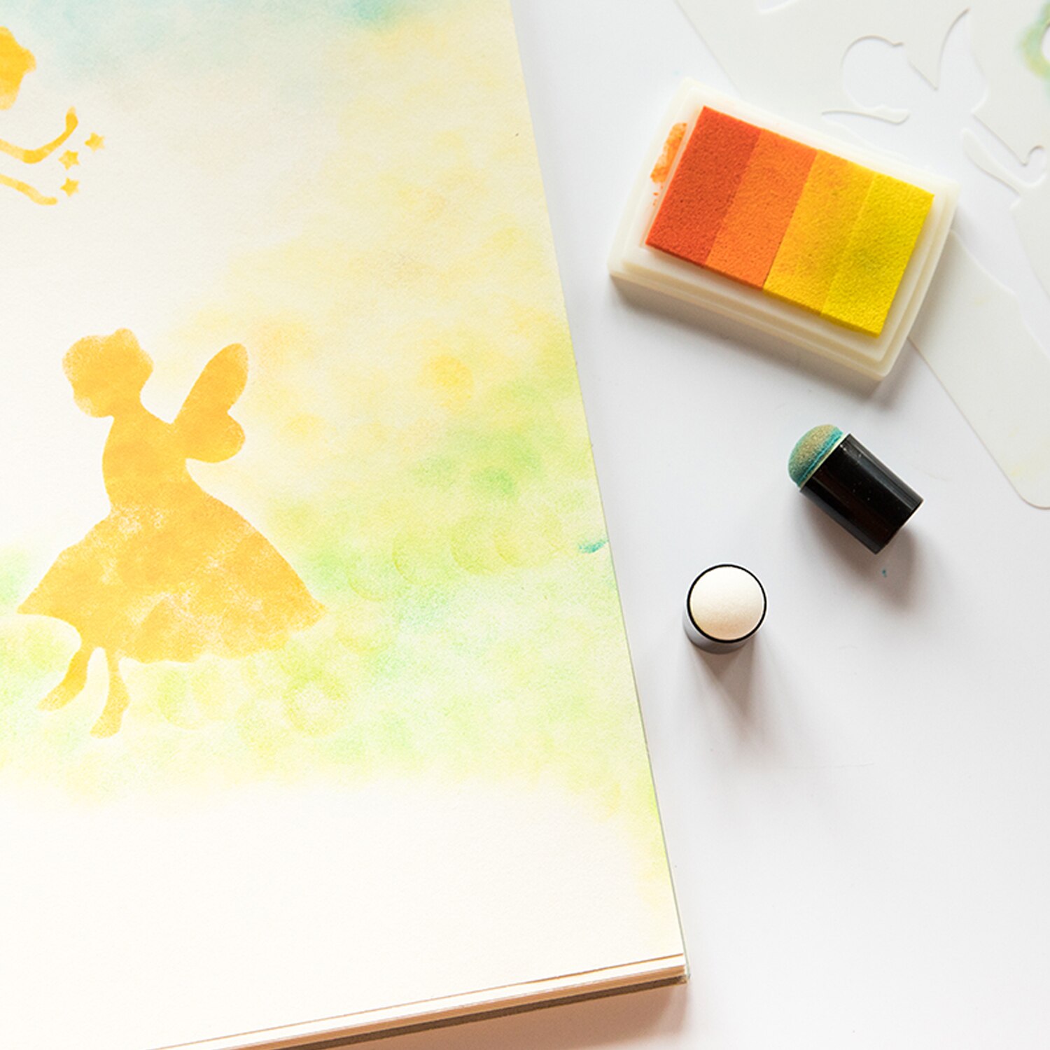 10 Uds esponja para dedos de los niños, pincel de arte, herramienta de pintura para dibujar tinta, tiza, pintura, artesanías para niños y adultos, DIY