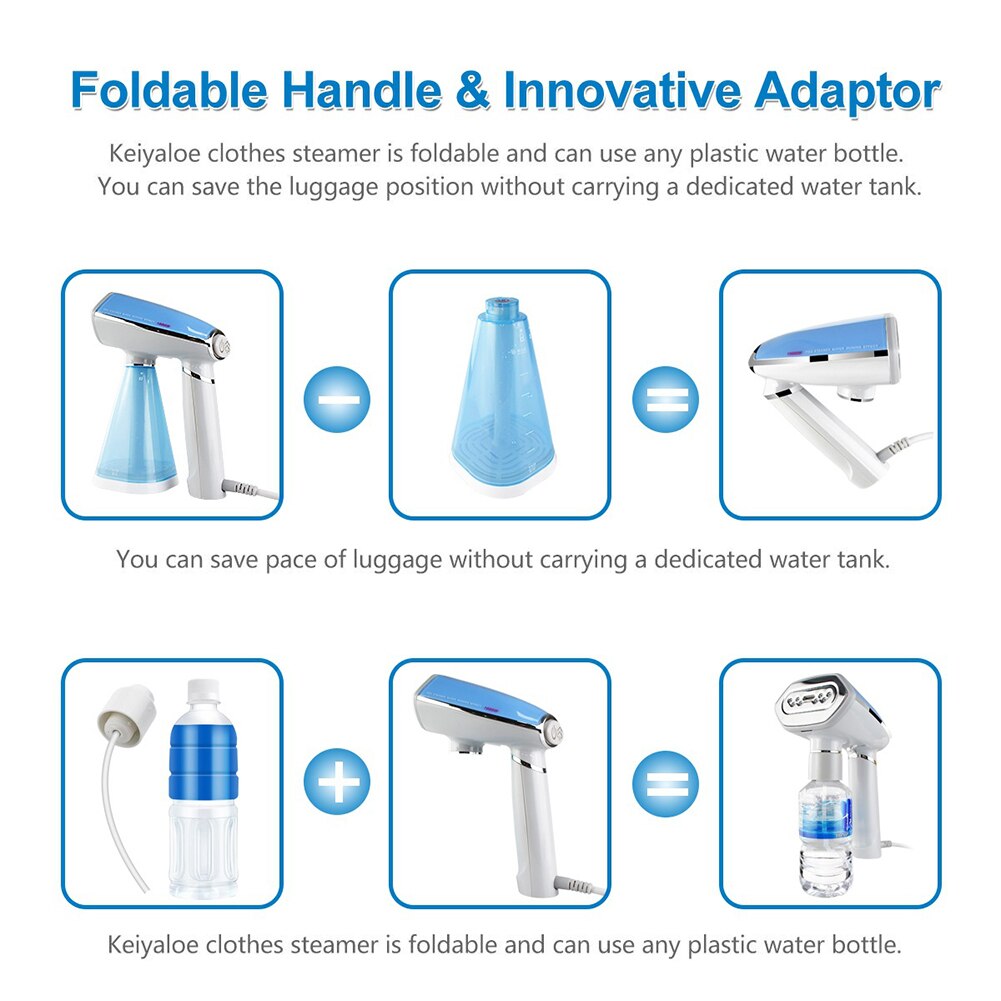 Handheld Hanging Ironing Machine Portable Steam Iron Travel Garment Steamers Iron Household Electric Folding Machine