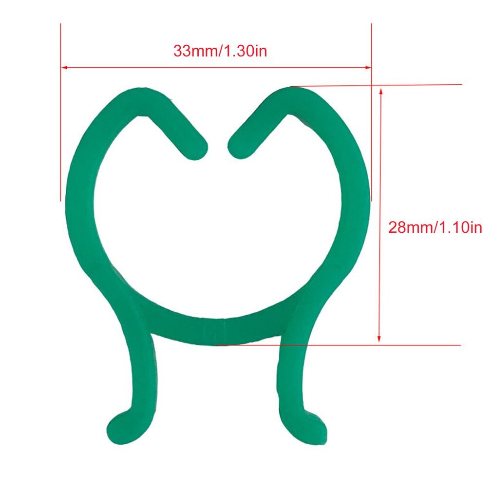 100pcs/set Butterfly Circle Fixings Garden Plant Ring Set Fixed Connection Flowers And Vegetables Agricultural Accessories