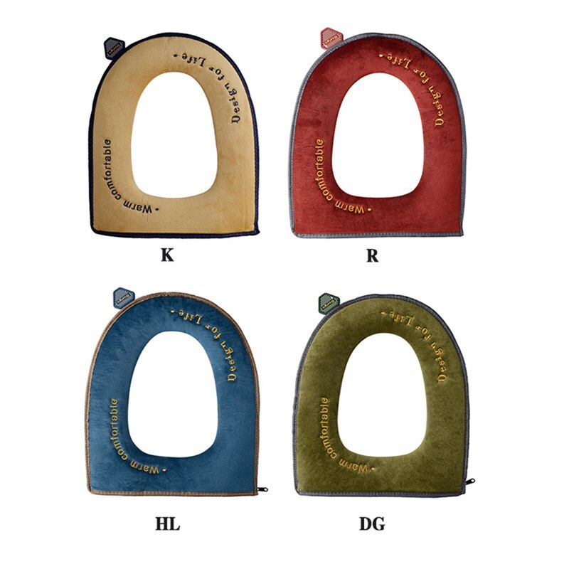 Deska klozetowa mata pokrowiec ocieplacz na zimę pokrowiec na klapę sedesu z miękkiego aksamitu pokrycie siedzenia łazienka patelnia nasadka na sedes wodoodporna toaleta