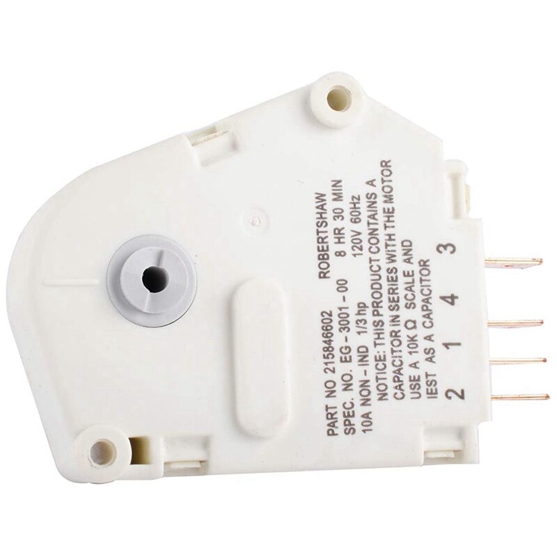 2Pcs 215846602 Defrost Timer for Kenmore Refrigerator Replacement Parts 215846606 240371001 241621501
