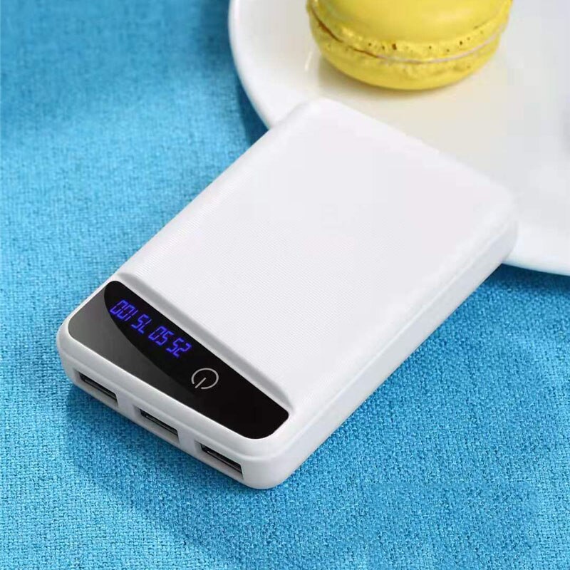 3 Pcs 18650 Batterij Oplader Cover Power Bank Case Diy Doos 3 Usb-poorten