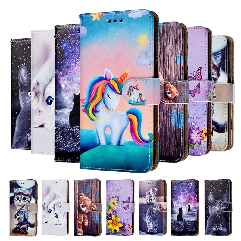 Wallet Leather Case Voor Huawei Y6 Case Huawei Mya-L41 Flip Case Voor Huawei Y6 Y 6 Mya-L41 Mya-L11 mya L41 Back Cover