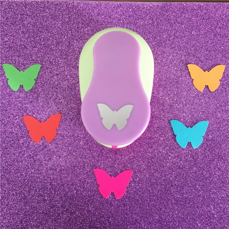Free Ship 1.5 inch Butterfly EVA hole punch paper puncher for greeting card handmade scrapbook animal craft punch machine
