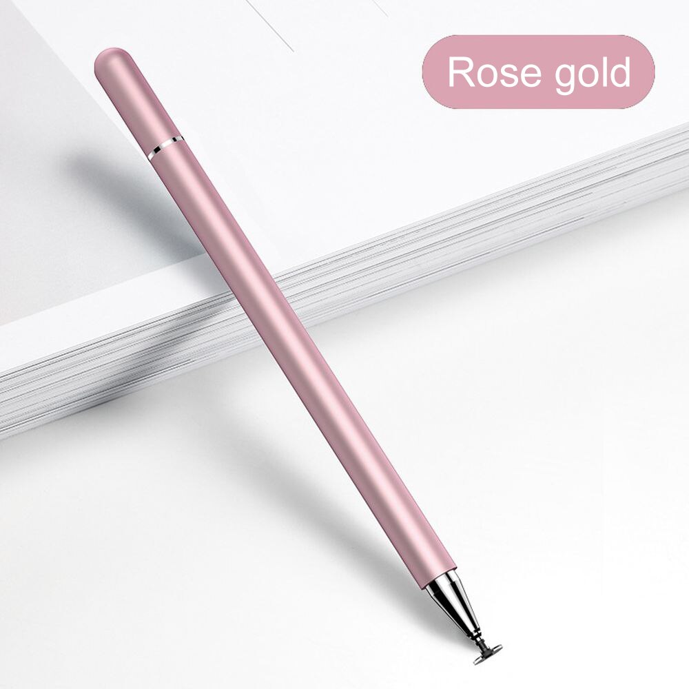Lapiz Tactil Para Tablet For iPad Stylus Pen Tablet Pen Caneta Touch Stylet Pour écran Tactile Rysik Do Telefonu Lapiz Tactil: Rose gold