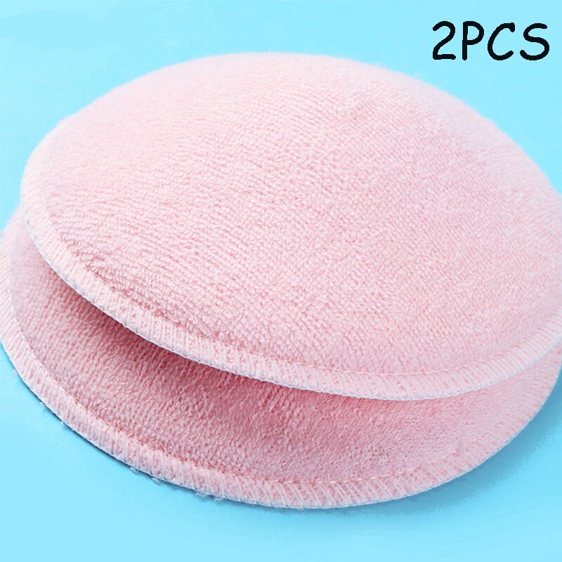 Reusable Breast Absorbent Pads Feeding Nursing Washable Soft Cotton Mom Spill Prevention Pads Bra Breast Feeding: 2pcs