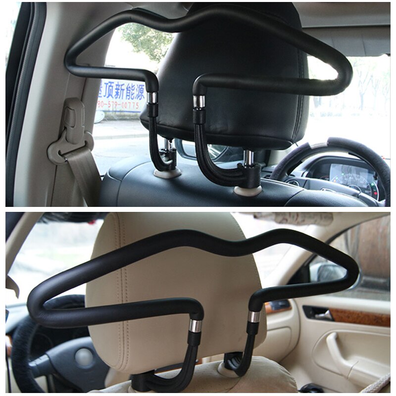 NWIEV Voiture Cintre Portemanteau Têtière Inoxydable Pour Lada Granta Vesta Volvo XC60 S60 XC90 V70 Peugeot 307 206 207 407 508
