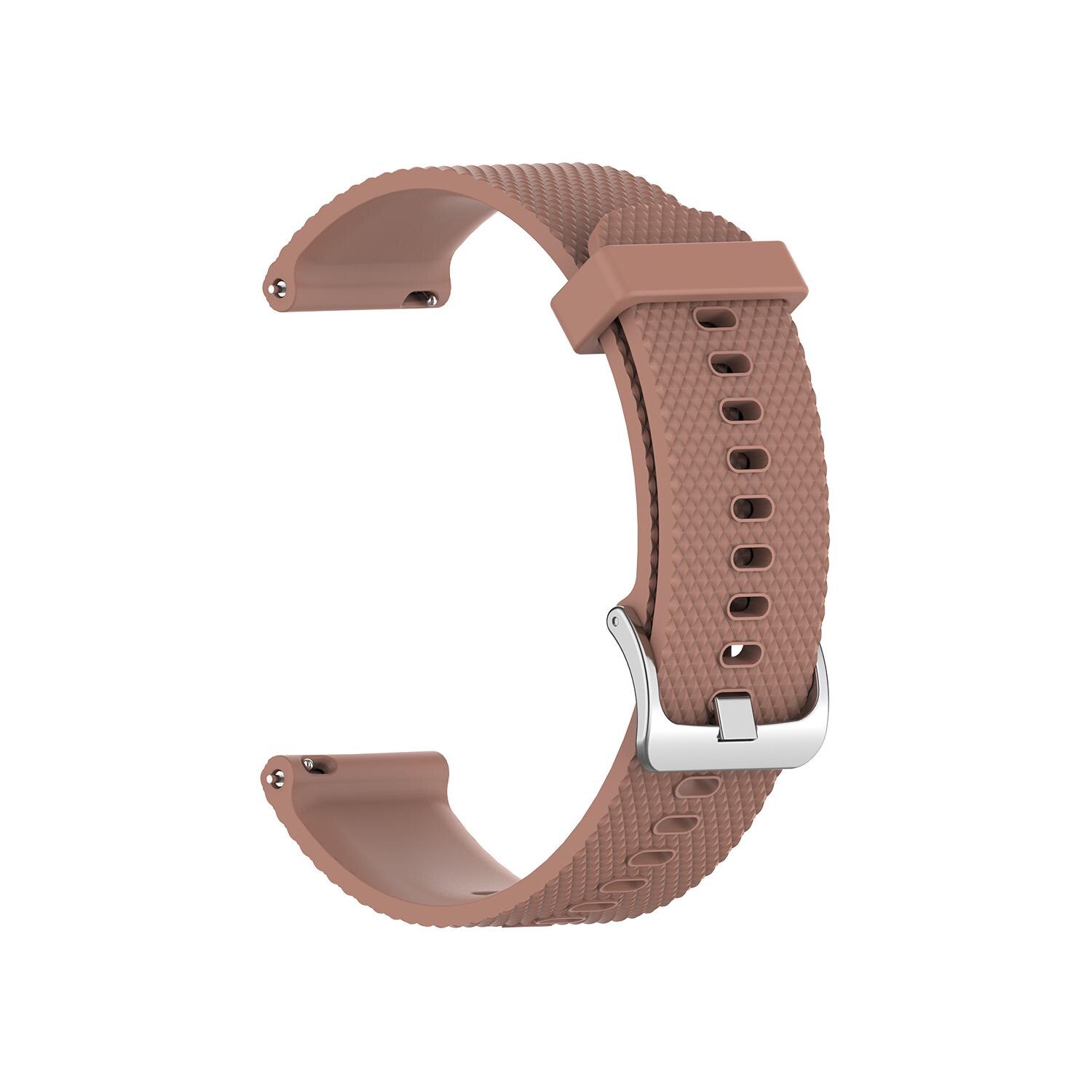 10 colori 18 MILLIMETRI Cinturino In Silicone Per Garmin Vivoactive 4 4S Smart Cinturino di Vigilanza Texture Sport Watch band Banda di Ricambio braccialetto TSFH: 6