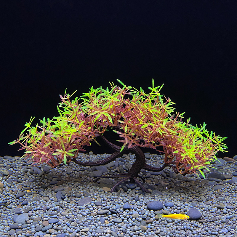 Aquarium Bonsai Boom, Plant, Aquarium Decoratie, Kunstmatige Plant, Bloem Decoratie, Beta Goudvis Decoratie, Zoetwater