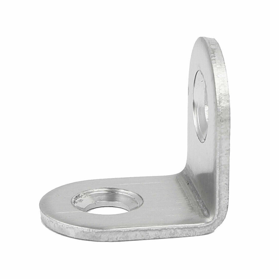 20Mm X 20Mm Rvs 90 Graden Hoek Brace Hoek Beugel Connector 10Pcs