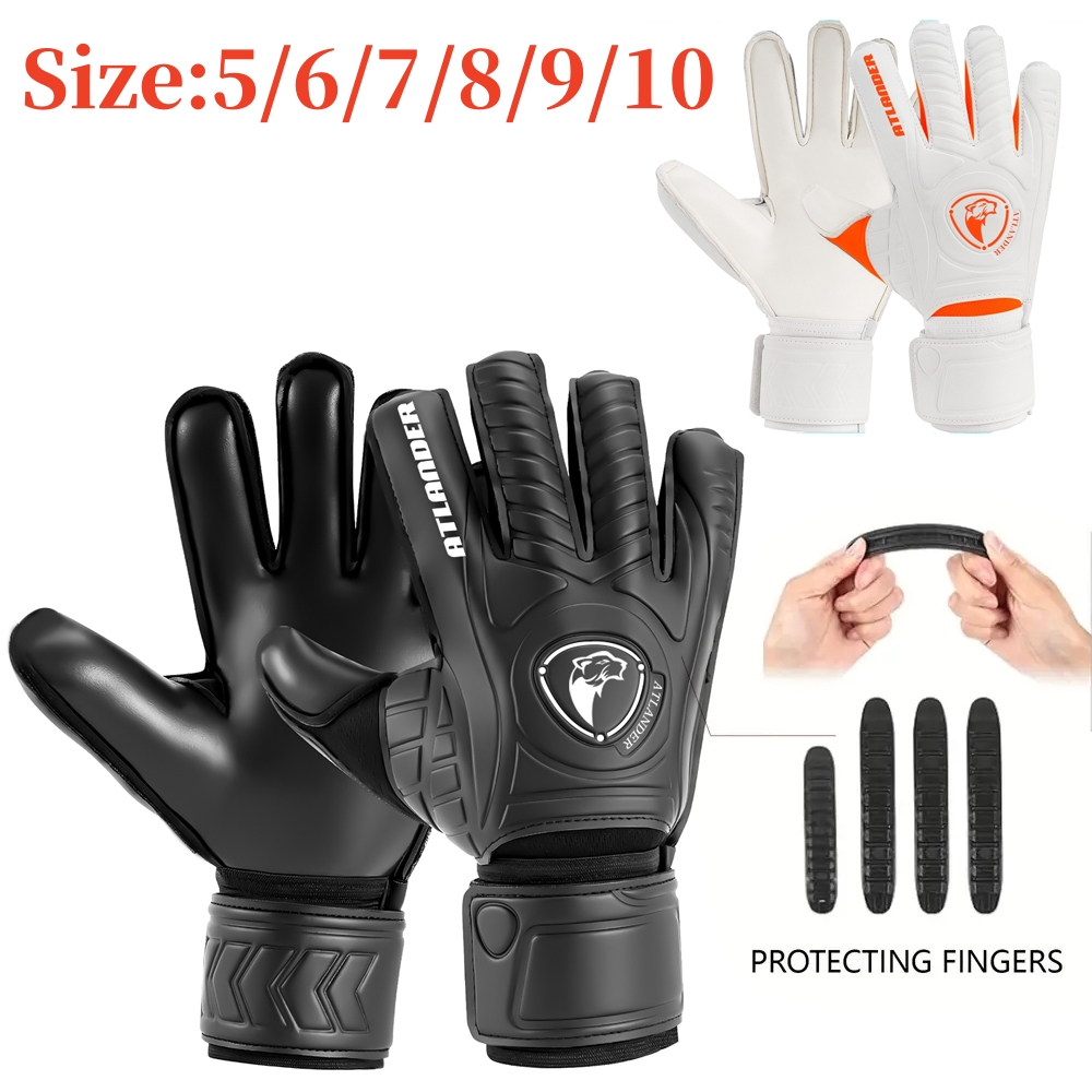 Storlek 5/6/7/8/9/10 fingerskydd målvaktshandskar fotboll latexskydd greppskydd barn vuxna fotboll fingerskydd målvaktshandske