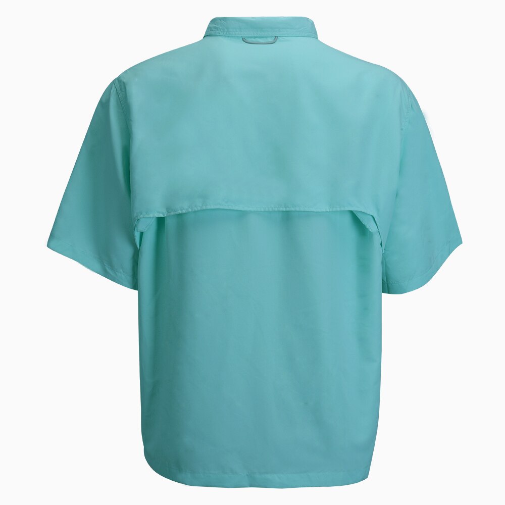 Herr fiskeskjorta sport kortärmad skjorta fiskekläder herr vandringsskjortor snabbtorkande 40 skjorta plus usa storlek 3xl camisa