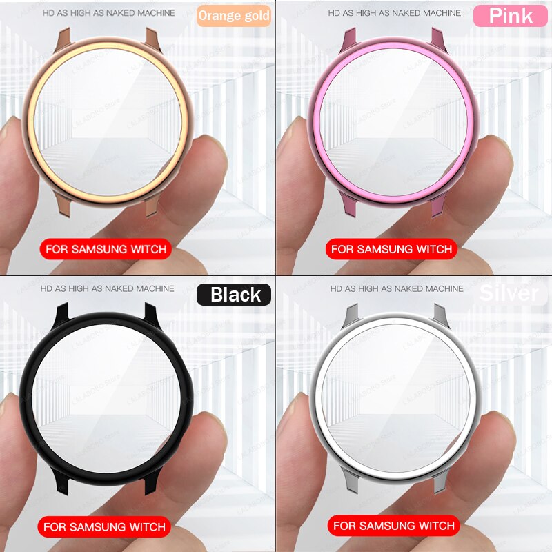 Coque HD et coque de Protection pour Samsung Galaxy Watch, pour Active 1 2 44/40mm, Protection Active1 2 44/40mm