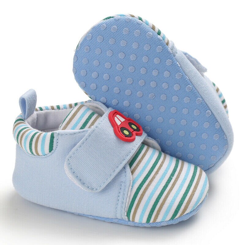 Märke tecknad höst barnskor andas casual tjejer sportskor barn casual sneakers baby löparskor skor: Himmelsblå / 0-6 månader