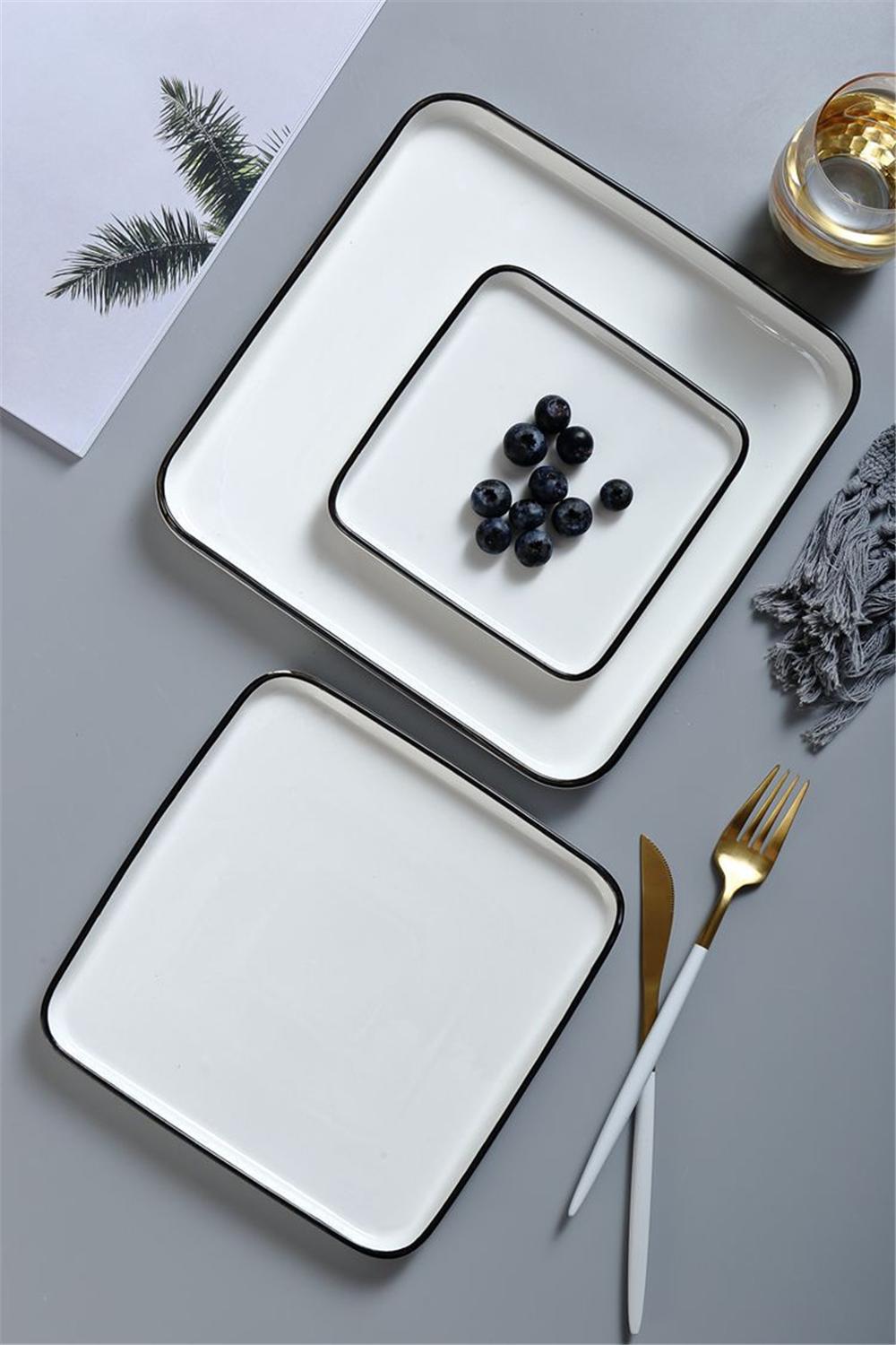 Top grade ceramic family steak plate