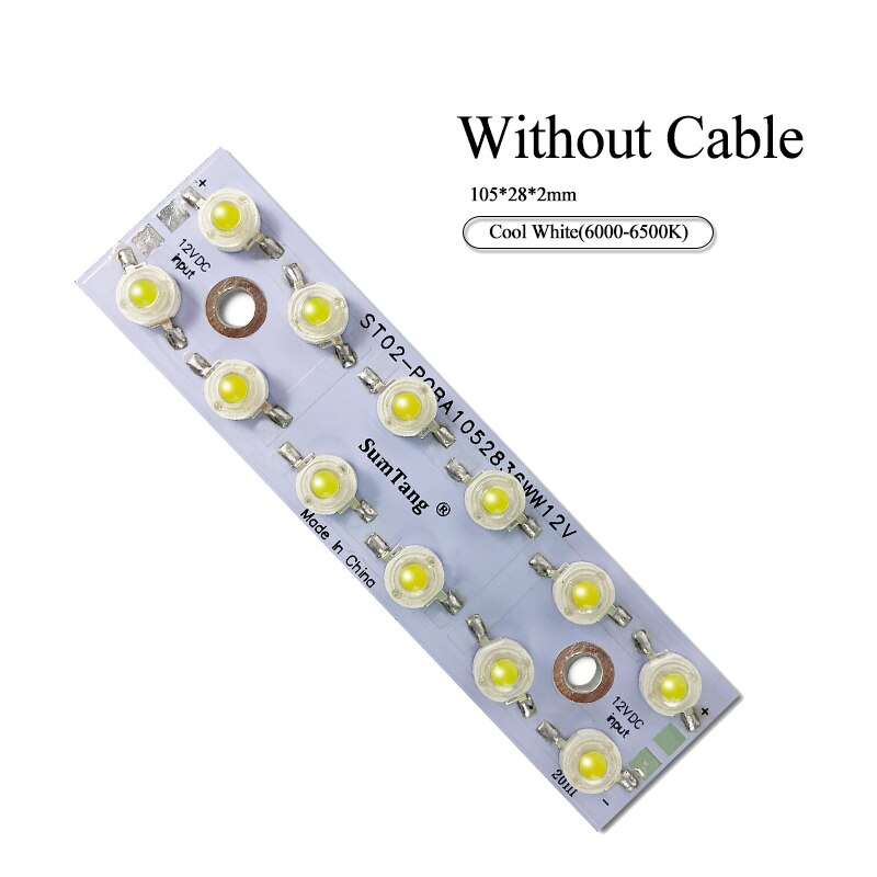 Ultra Bright Led Lights for Car Engine Hood Cover Led Lamp Bulbs PCB Module 12V 24W 36W Warm White Natural White Cool White