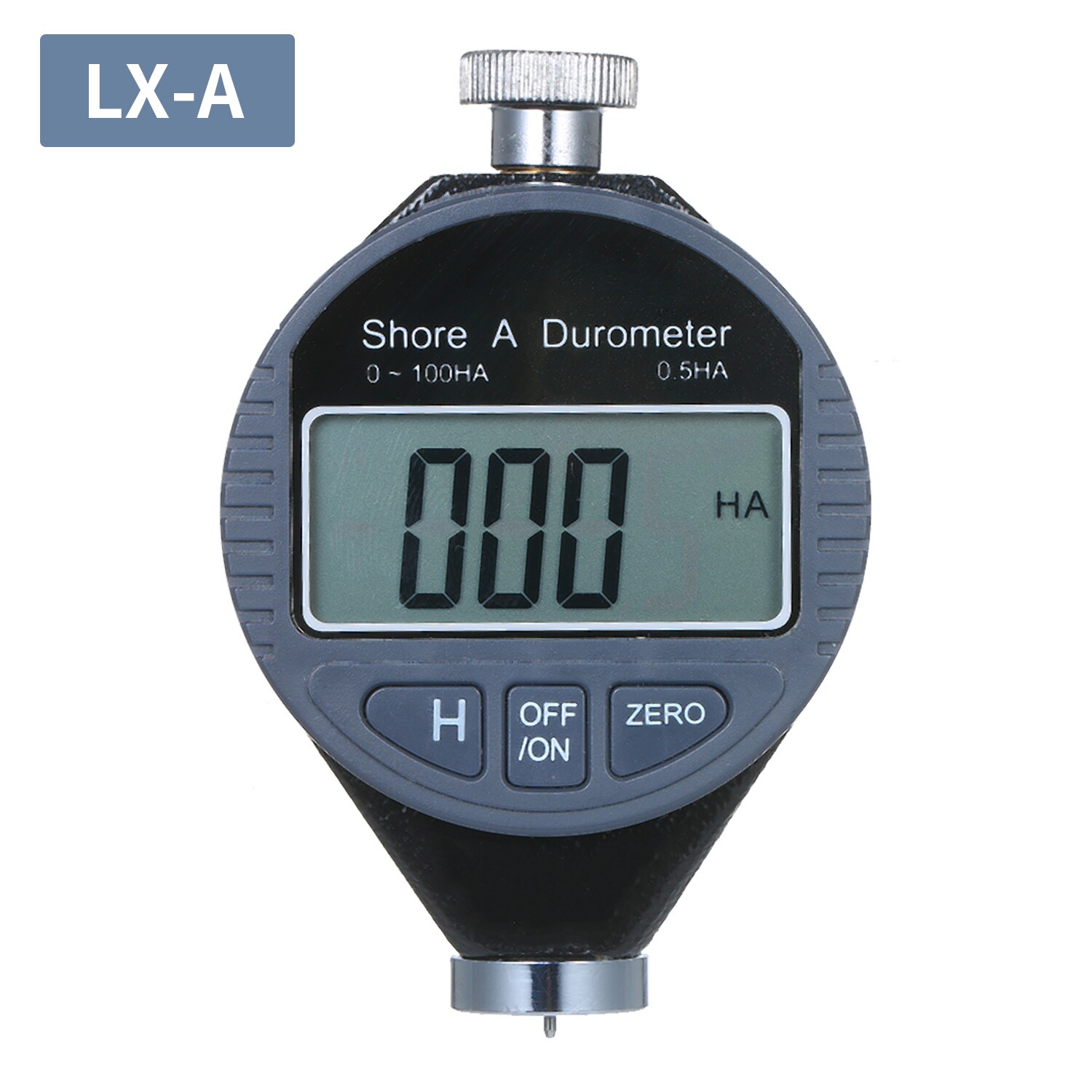 Digital Shore Hardness Durometer Shore Hardness Tester 0-100HA/HC/HD For Plastic Leather Rubber Multi-resin: LX-A