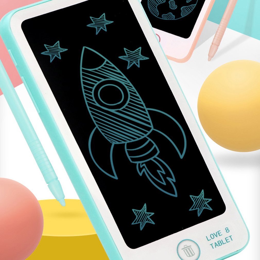 6-Inch LCD Tablet Children'S Educational Early Childhood Writing Board Painted Electronic Drawing Board;