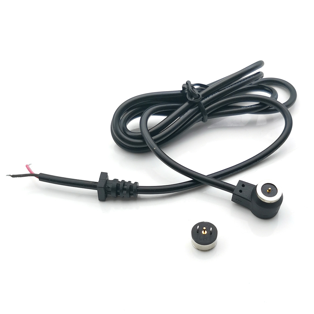 1 Set Adapter Charging Cable Magnet Spring-Loaded Pogo Pin Connector Fast Charging Magnetic Data Cable 24V 2A Power Cord