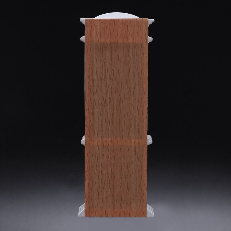 1:12 Mini Doll House White Transparent Window Cupboard Display Cabinet
