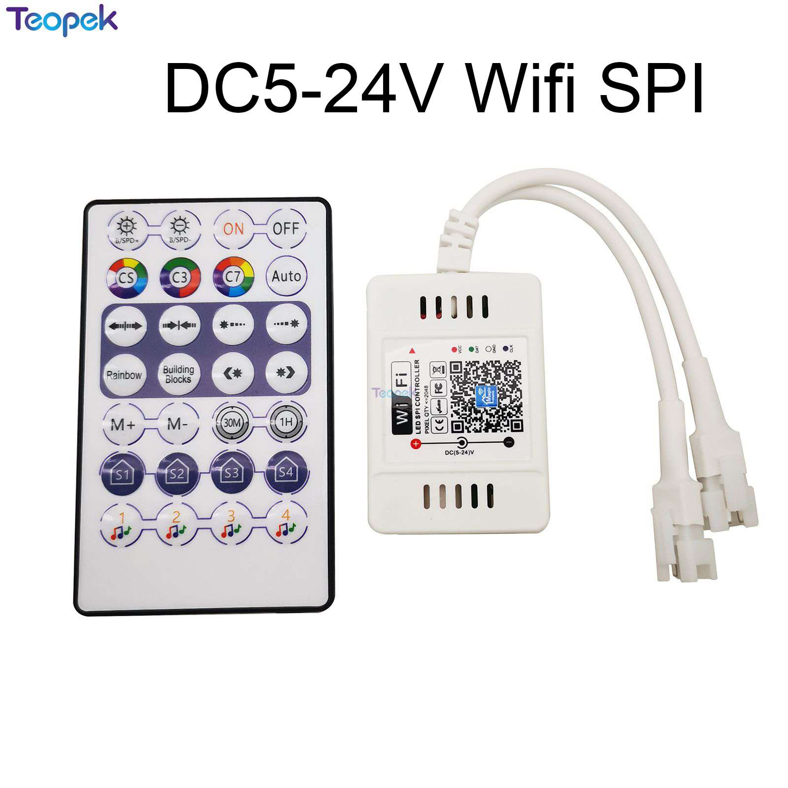 Magic Home Wireless WiFi Controller DC5V 12V 24V RGB/RGBW IR RF For WS2811 WS2812B Single Color RGB RGBW LED Strip