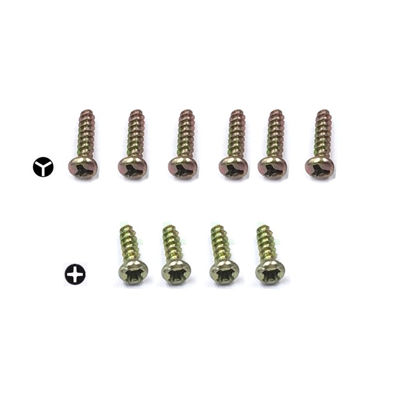 JCD Tri-Wing Screws For Game Boy Advance / Color Y Cross Screws Kit For GBA GBC Shell Housing Screws W/ Screwdriver Tool: Screws