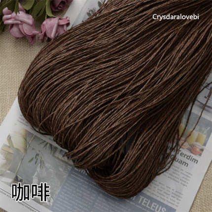 500G Raffia Stro Garen Hand Haken Garen Voor Diy Hoeden Handtassen Kussens Verpakking Wikkelen Materiaal Gehaakte Stro Hoed Lijn tas: 5
