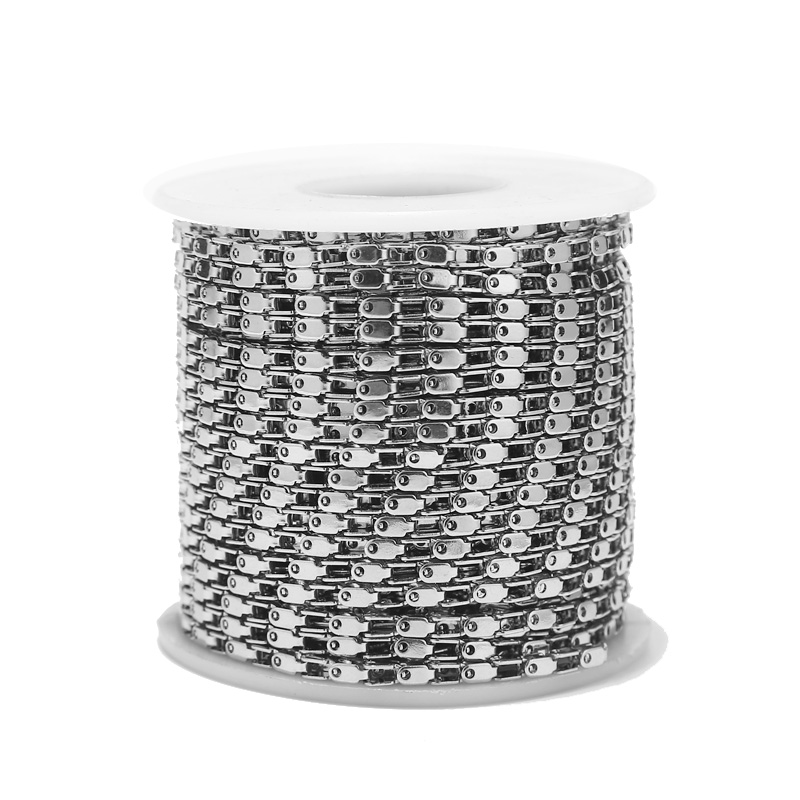 1meter Fahrrad Kette Stil 316L Edelstahl kette Mit Platz Links für DIY schmuck machen 2,5 MM breite