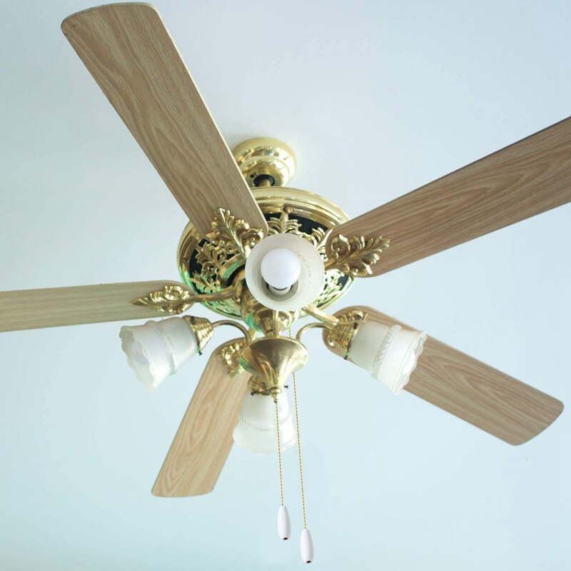 4 Pieces Ceiling Fan Chain Pulls Wooden Pull Chain Extension Pull Chain for Ceiling Light Lamp Fan Chain