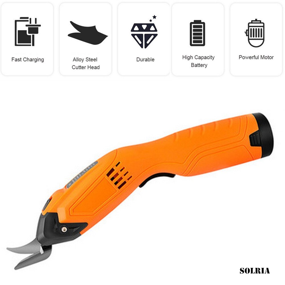 4V kabellos Elektrische Stoff Schere Leder Tuch NäHenne Schneiden Schere Werkzeug USB Aufladbare Kristall Karton Cutter Maschine