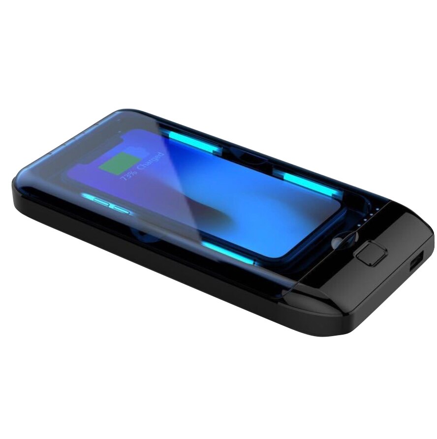 UV Cell Phone Sanitizer Cleaner with Function Disinfector for Smart Phone, Toothbrush, Makeup Tool, Glasses, Jewelry and More