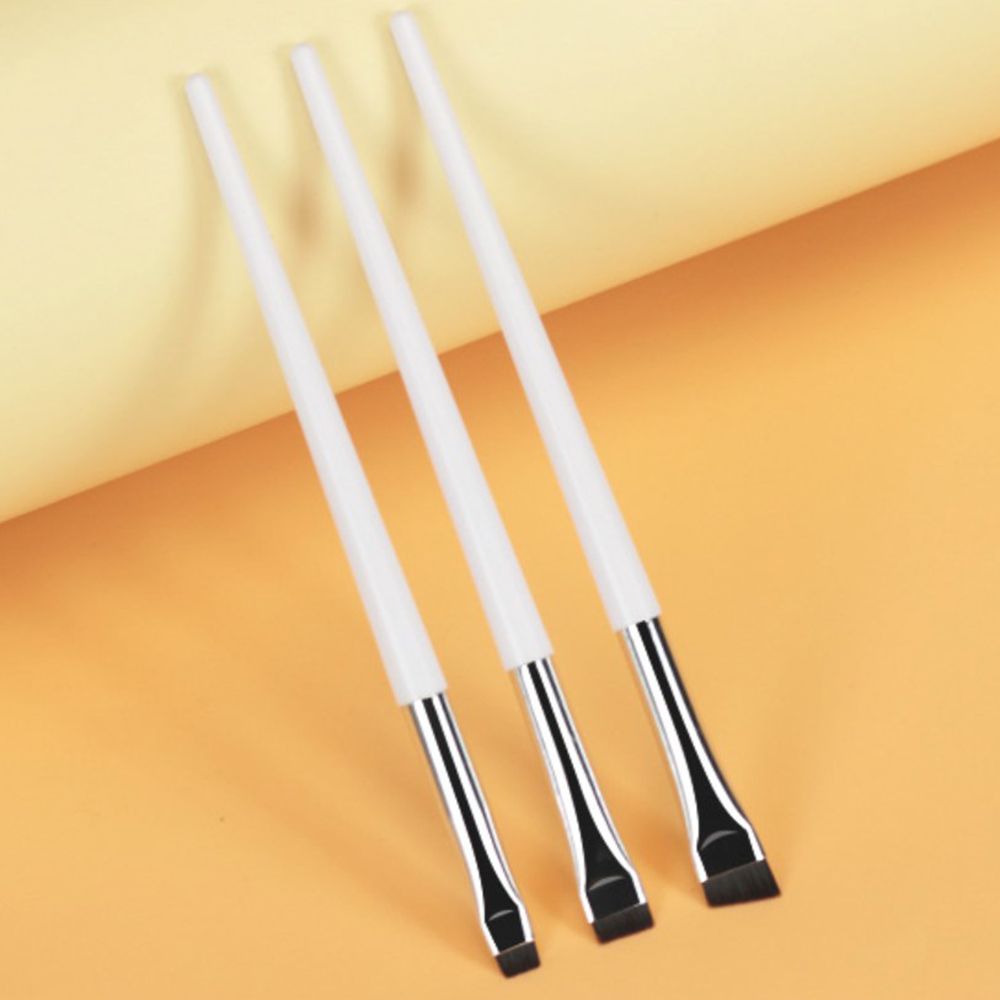 Kosmetik Pinsel machen-hoch Werkzeug Anfänger abgewinkelt feine Eyeliner Pinsel flache Augenbrauen Pinsel Liner Augenbrauen Pinsel Klinge machen-hoch Pinsel