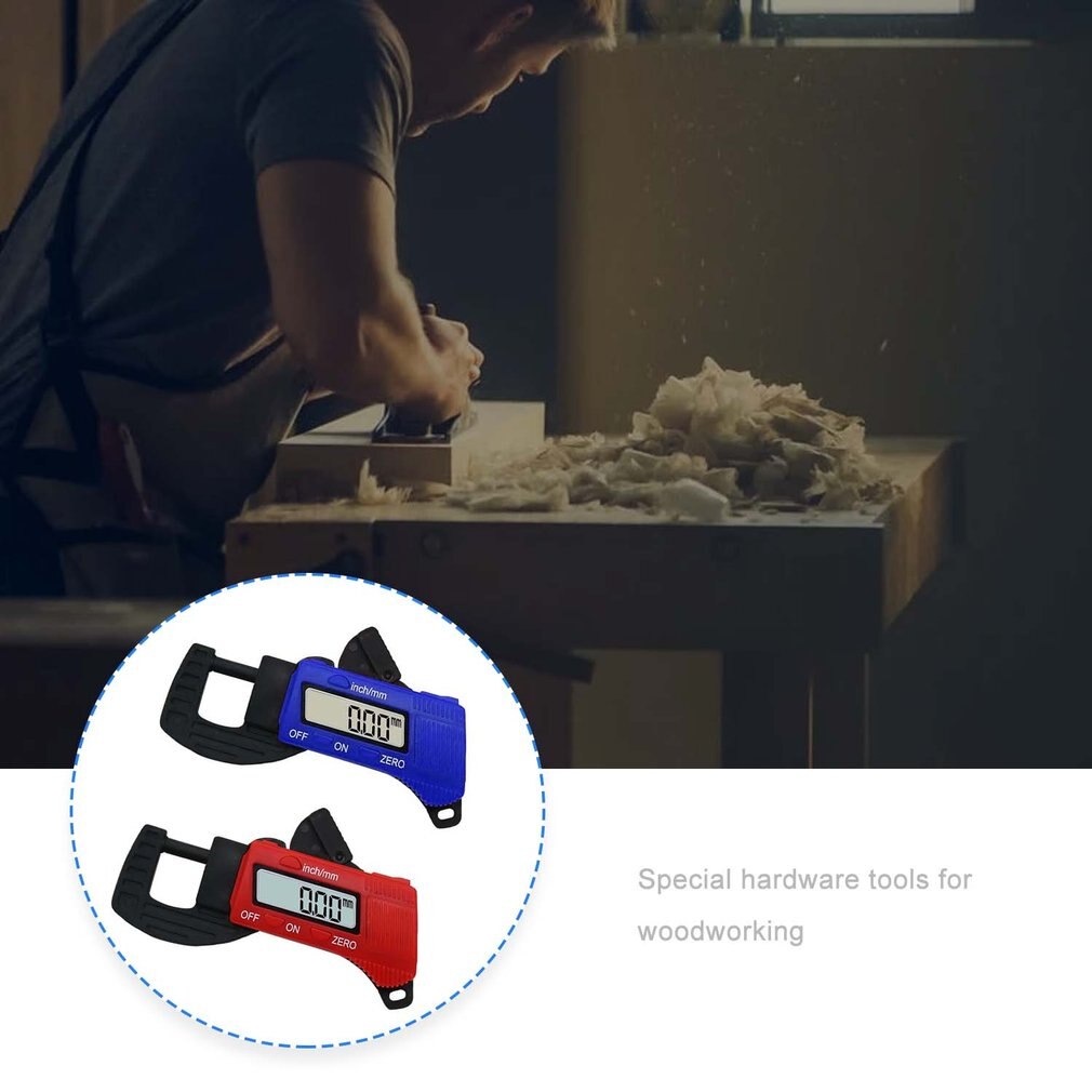 Portable SIze Digital Display Thickness Gauge Caliper Electronic Thickness Meter Width Measuring Tools