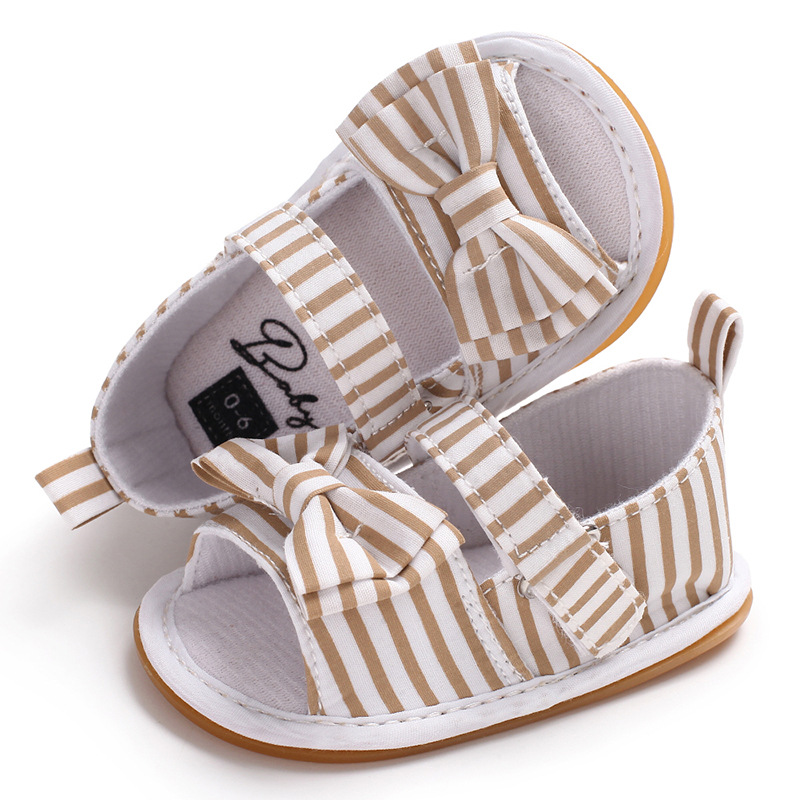 Newborn Shoes canvas Toddler Infant baby girl sandals soft bottom First Walker C473 4colors TX02