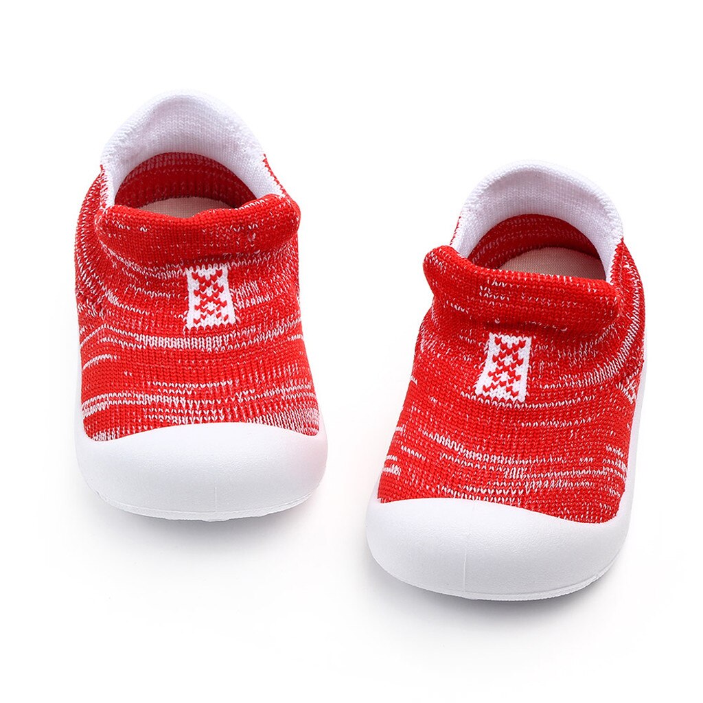 Chaussures de Sport à enfiler pour bébé, baskets à enfiler pour enfants, en maille solide, garçons et filles, tendance