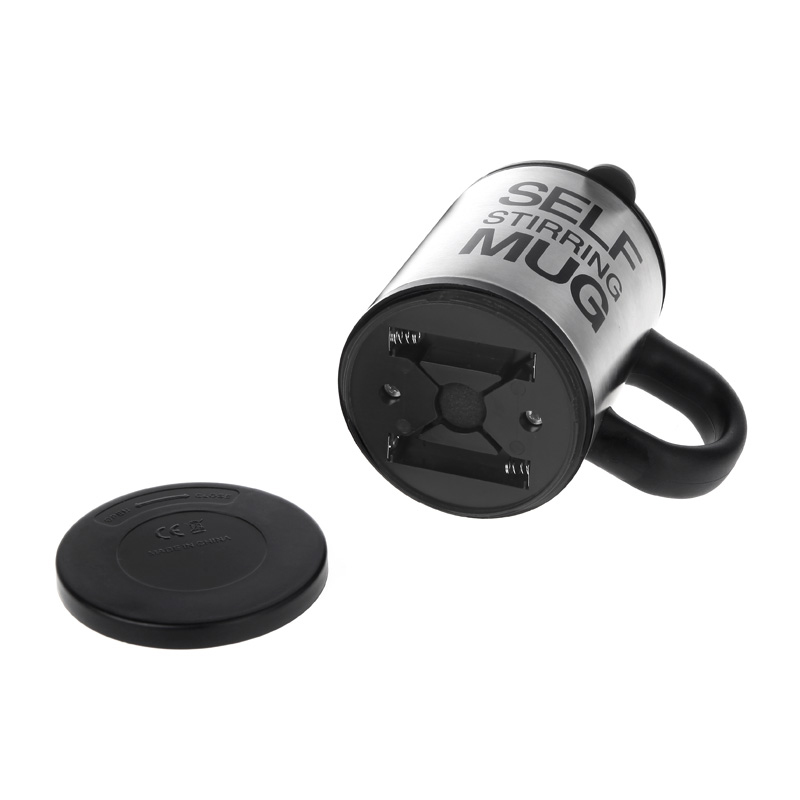 Batidoras eléctricas de acero inoxidable para café, taza mezcladora automática de 400ml