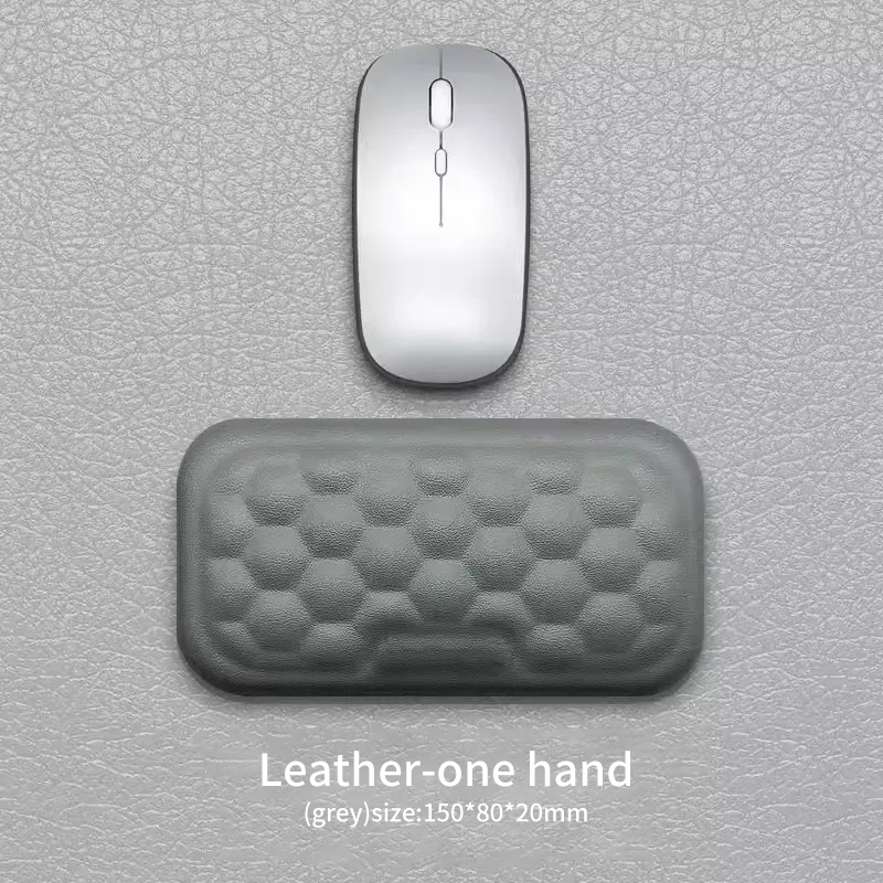 Polssteun voor toetsenbord, muis en toetsenbord, ergonomische polssteun voor computer, toetsenbord en laptop.: Wit