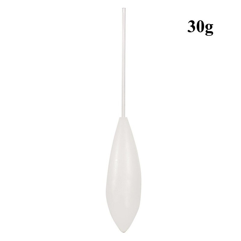 Balight 5 stuks acryl visdobber dobbers opwaartse dobber bombarda visdobber 15/20/25/30/40/50g sbirolino zeevisdobber: 30g