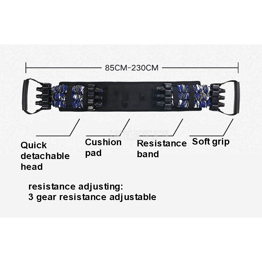 36Kg/48Kg/69Kg/90Kg Multifunctionele Weerstand Puller Pull Up Riem Arm Kracht Fitness apparatuur Puller Voor Halter Bankje Sport