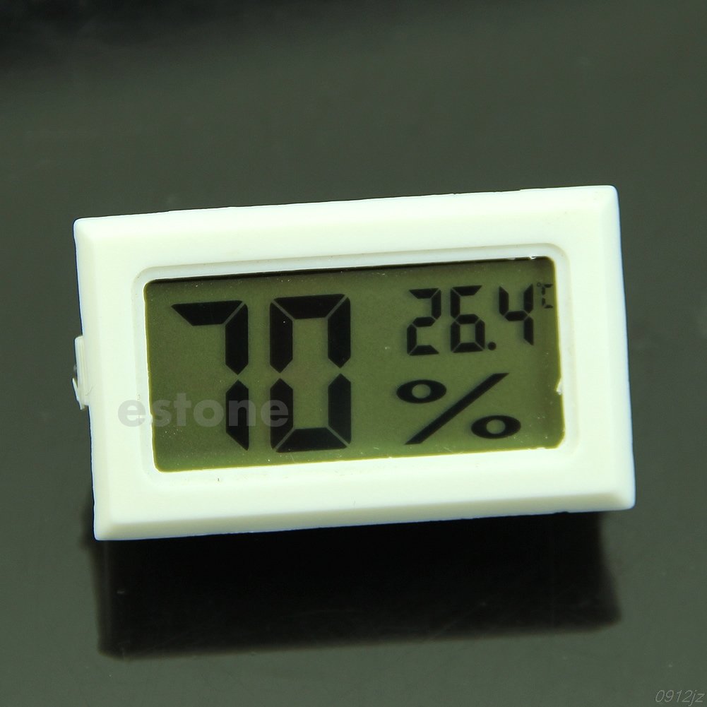 LCD Digital Temperature Humidity Meter Gauge Thermometer Hygrometer 10%~99%RH C90A