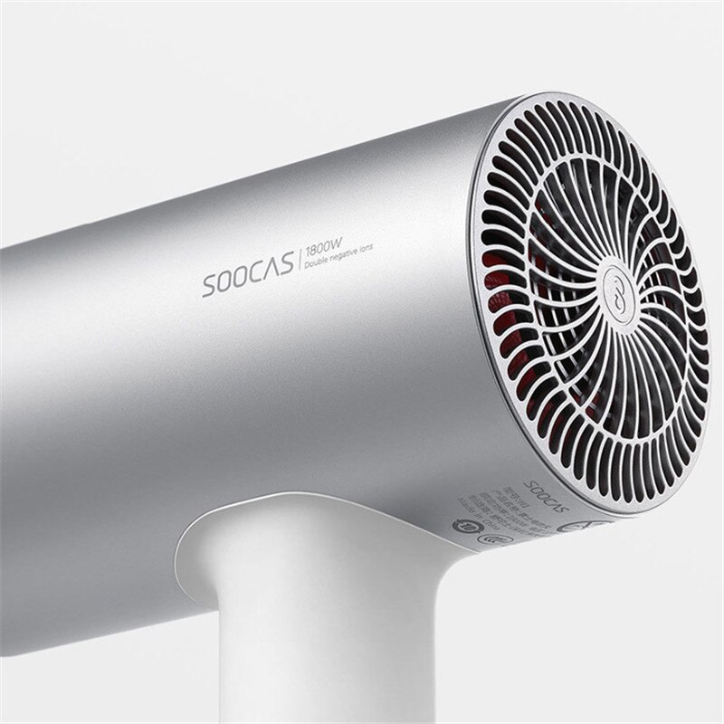Xiaomi Soocas H3S Anion Hair Dryer Aluminum Alloy Body 1800W Air Outlet Anti Innovative Diversion