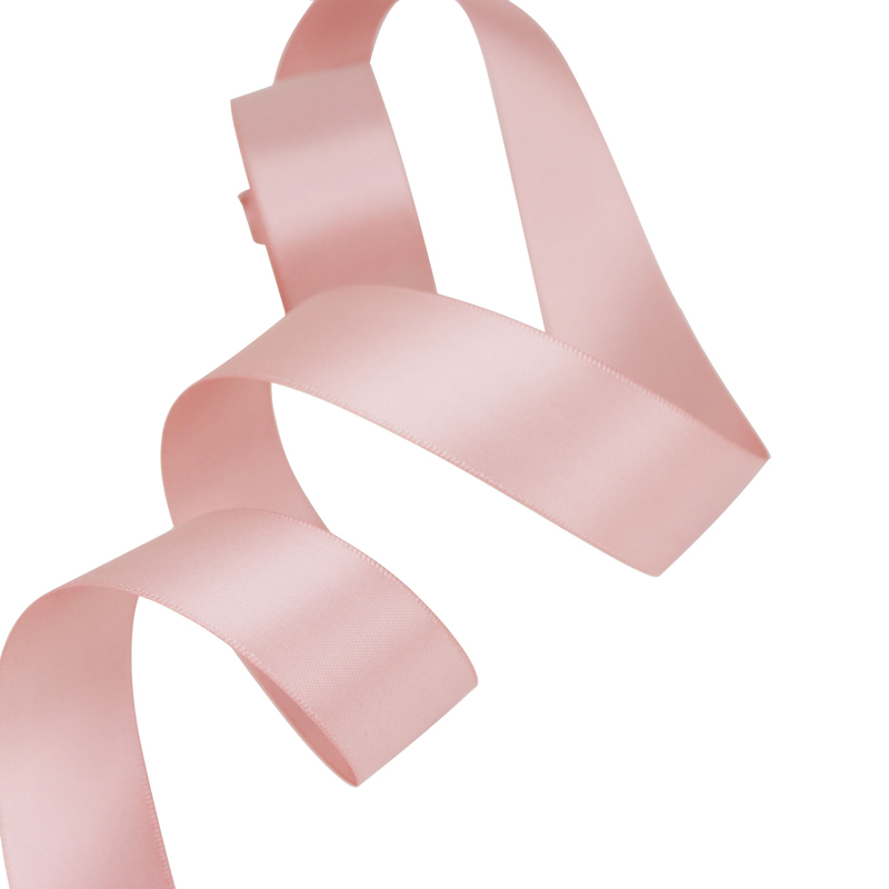 (10Meter/Roll) Roze Vlees Dubbele Gezicht Satijnen Lint Polyester Kerst Kant Linten